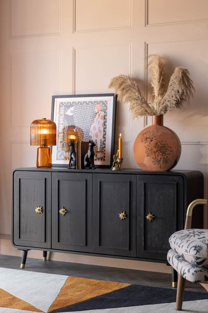 Buffet Ringo noir et or