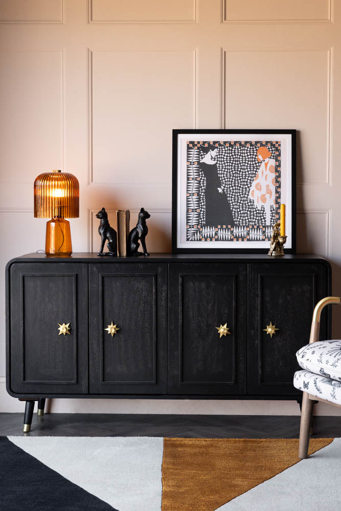 Buffet Ringo noir et or