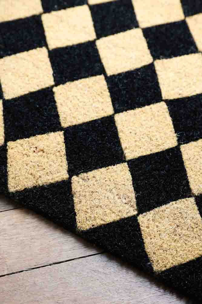 Paillasson à carreaux