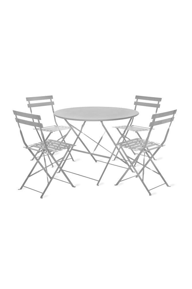 Ensemble de jardin bistrot blanc