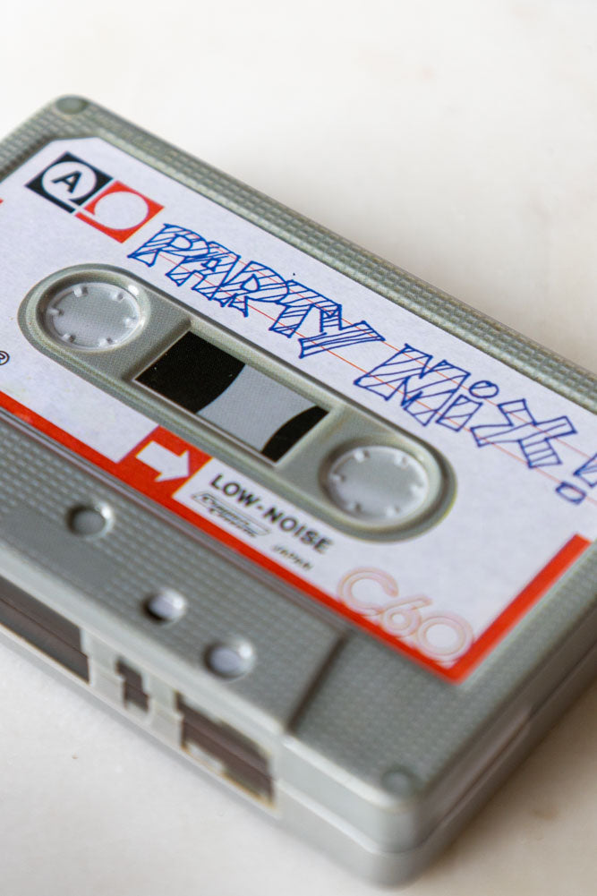 Boîte de rangement pour cassettes Party Mix