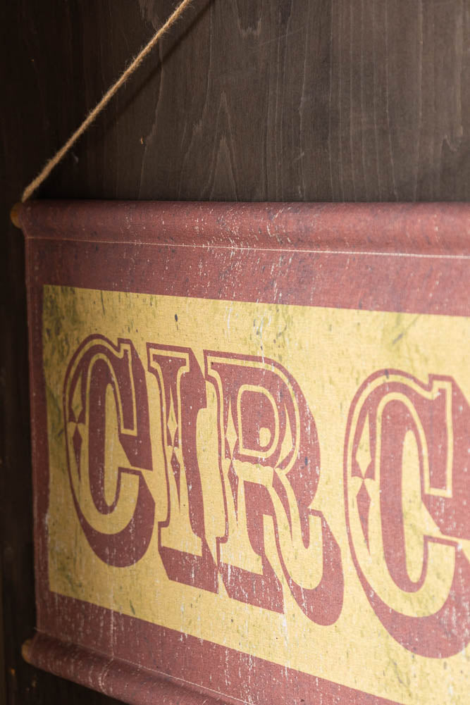 Décoration murale de cirque de style vintage