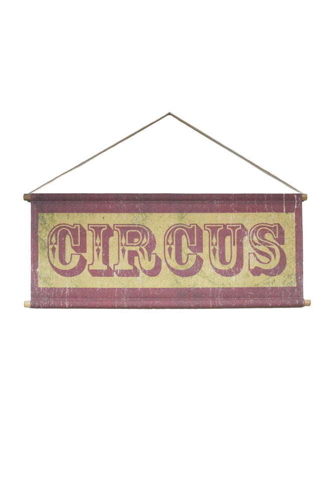Décoration murale de cirque de style vintage