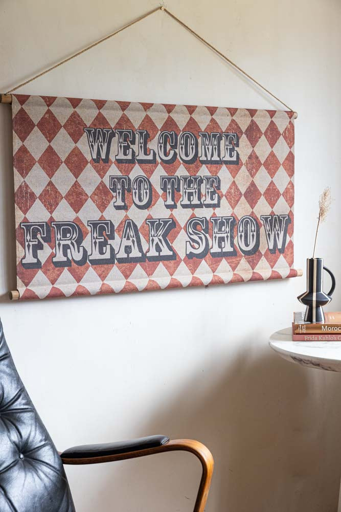 Décoration murale Freak Show de style vintage