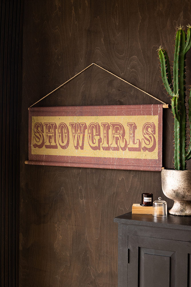 Décoration murale de showgirls de style vintage