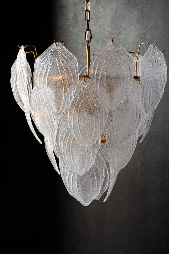 Lustre Feuilles Givrées - SECONDES